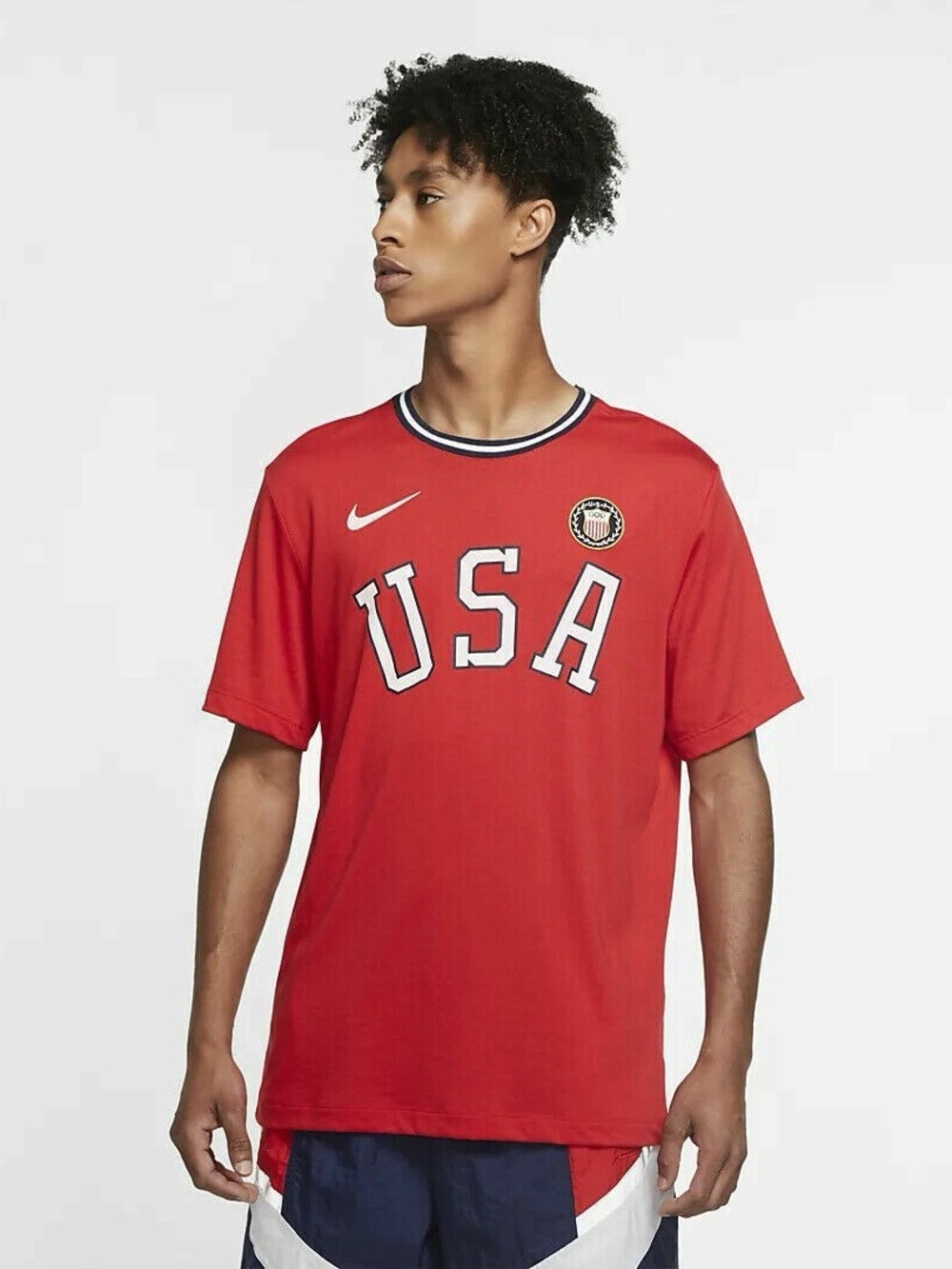 Nike Sportswear Men's Team USA Short Sleeve Crew Neck T-Shirt Size S